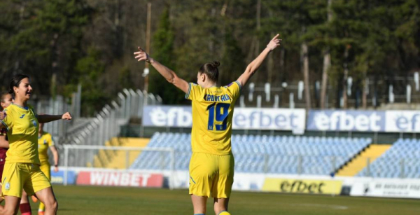 Жіноча збірна України розгромила Болгарію у першому матчі плей-оф Ліги націй
