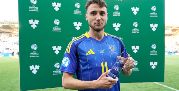 Ванат – найкращий гравець матчу України з Фінляндією на молодіжному чемпіонаті Європи-2025