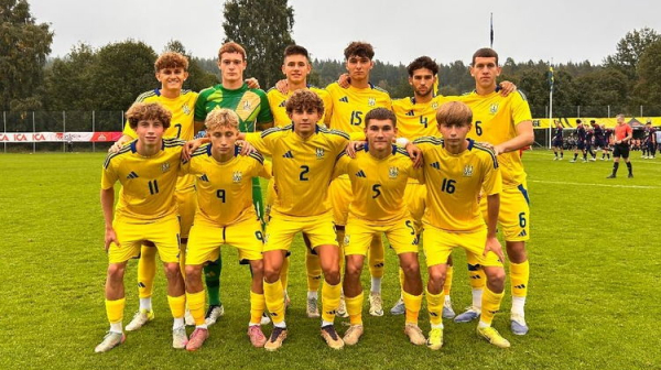 Збірна України U-18 впевнено перемогла Швецію
