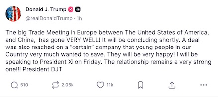 США не блокуватимуть TikTok - Трамп заявив про успішні переговори з Китаєм