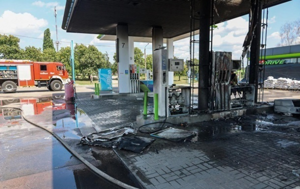 За пів року в Україні зруйновані або уражені понад 300 АЗС